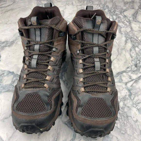 Merrell Men's Brown Hiking Boots - Picture 4 of 12